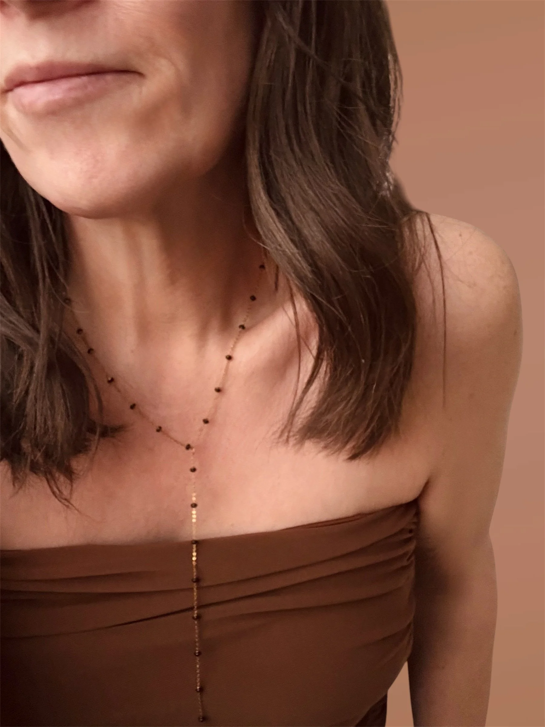 Midnight Lariat Necklace