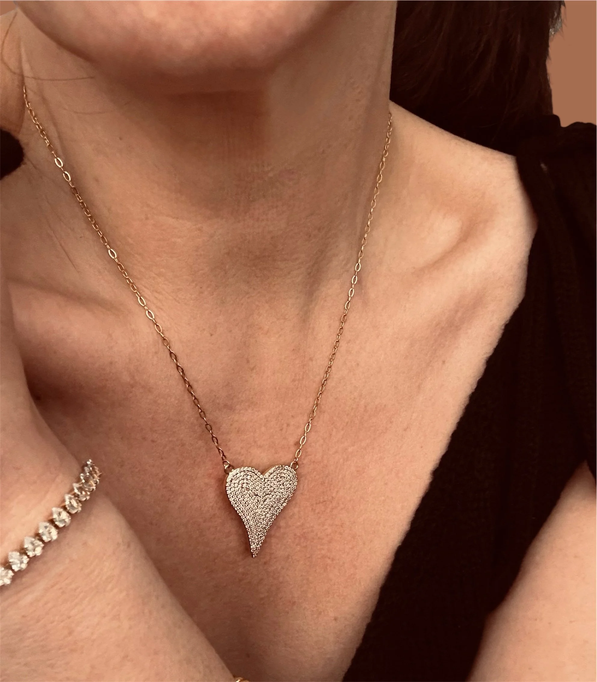 Sparkle Heart Necklace