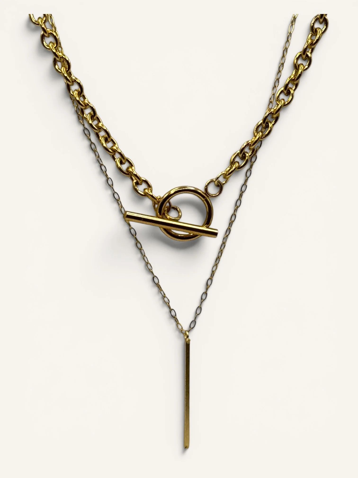 Classic Chain Set - Toggle and Bar Necklaces