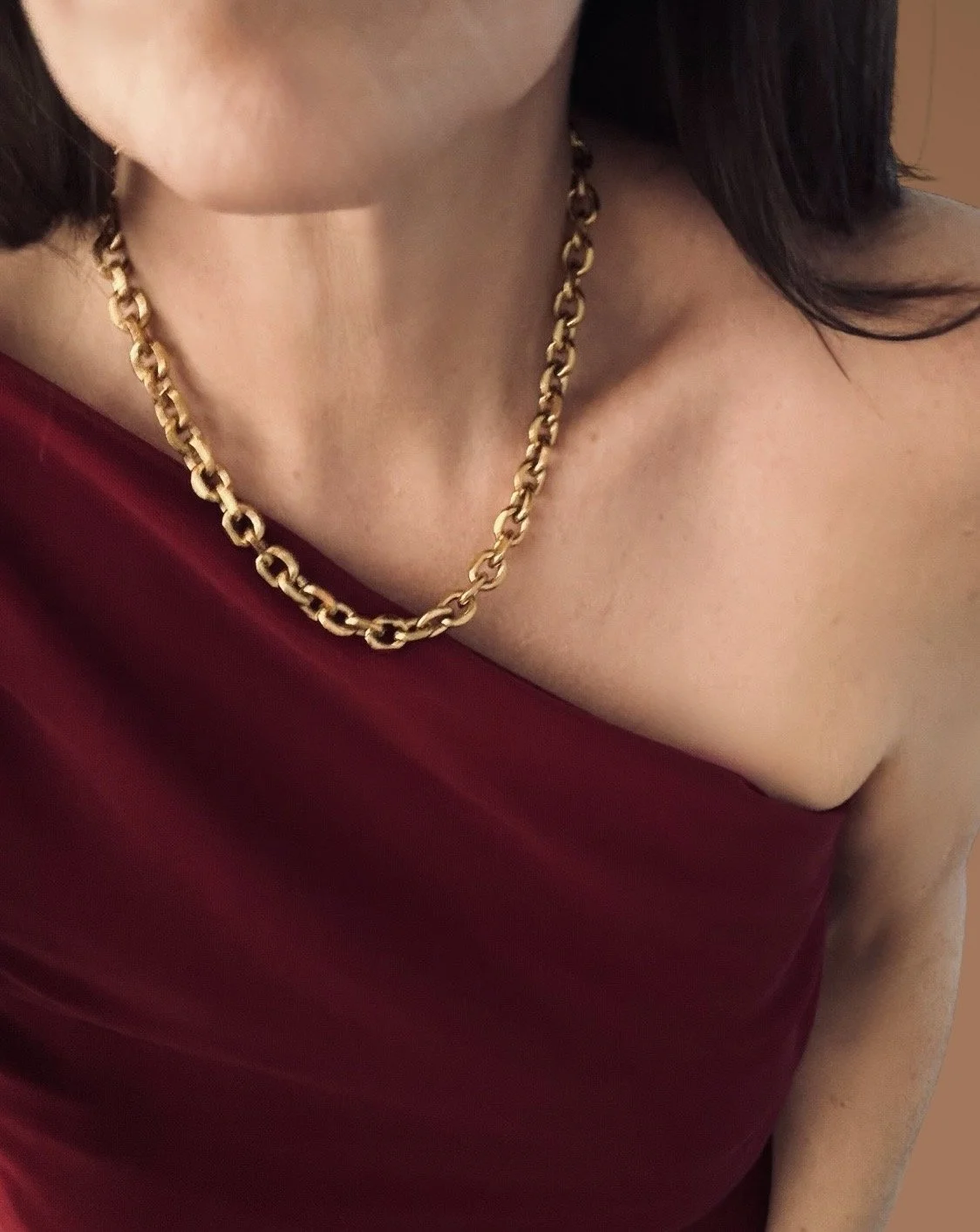 Chunky Rolo Chain Necklace