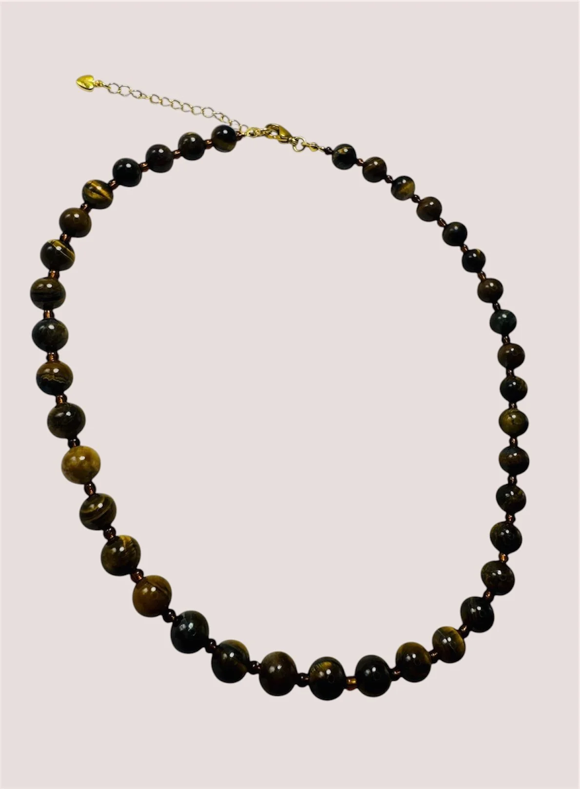 Tiger's Eye Beaded Necklace