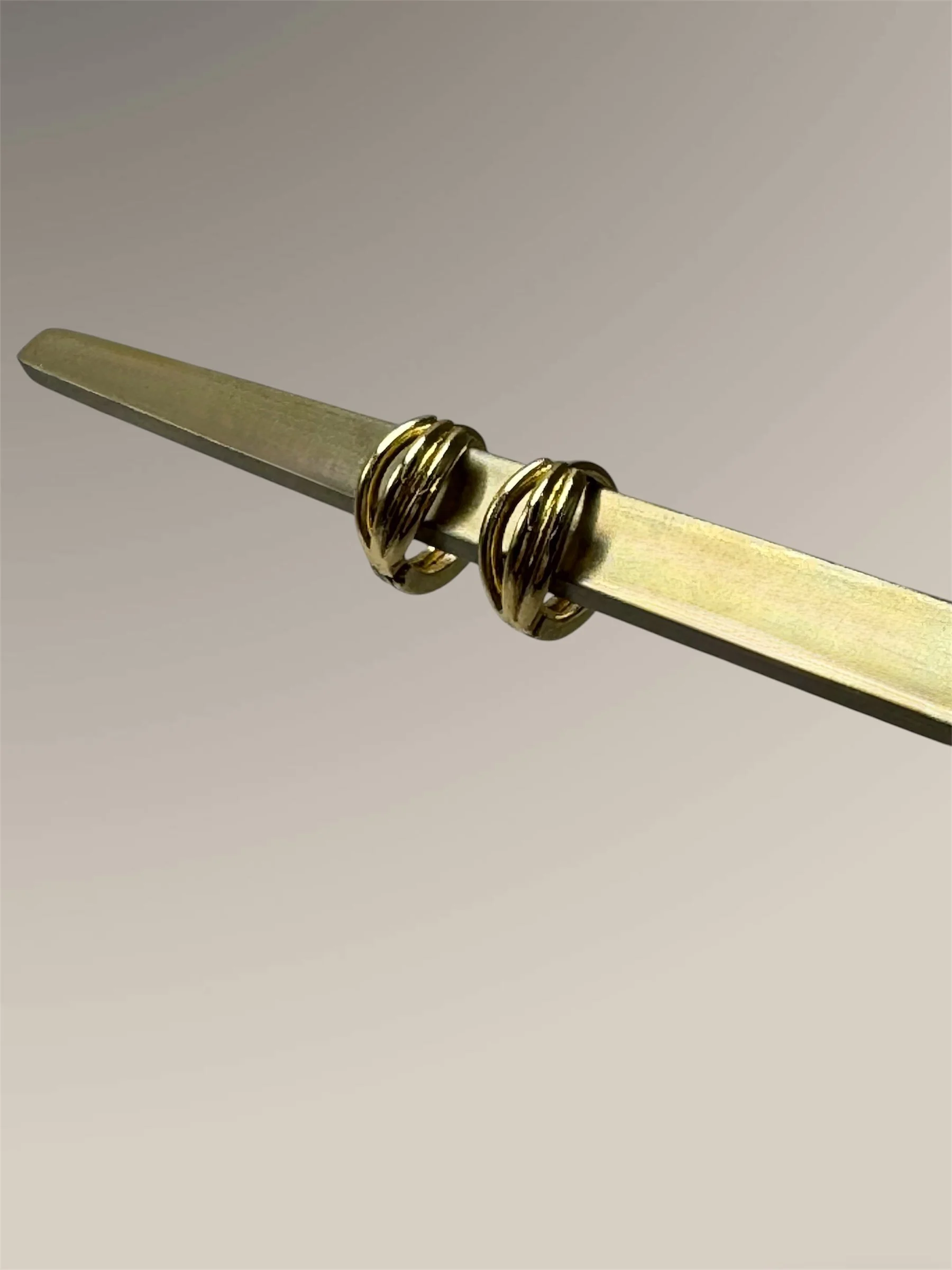 18k Gold Plated Triple Hoop Huggie Earrings