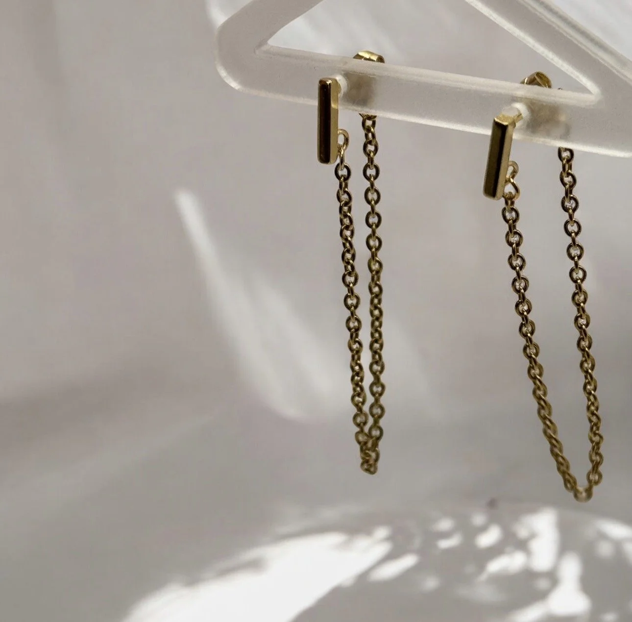 Long Chain Dangle Earrings