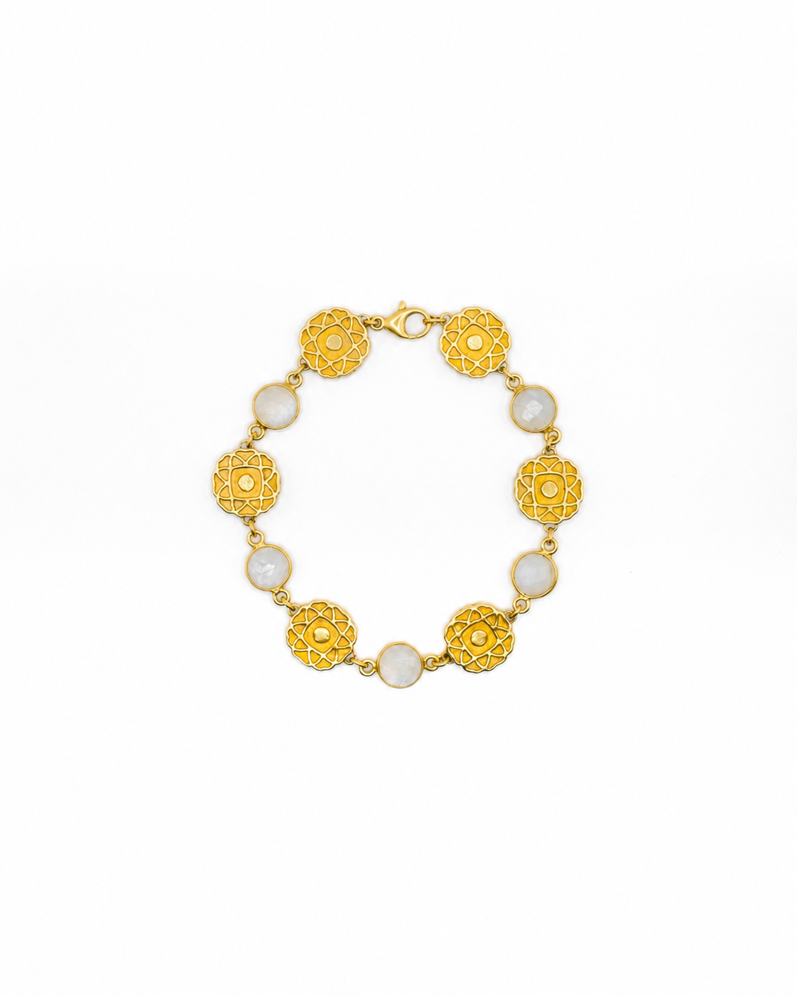 Bracelet Vermeil Pierre de Lune