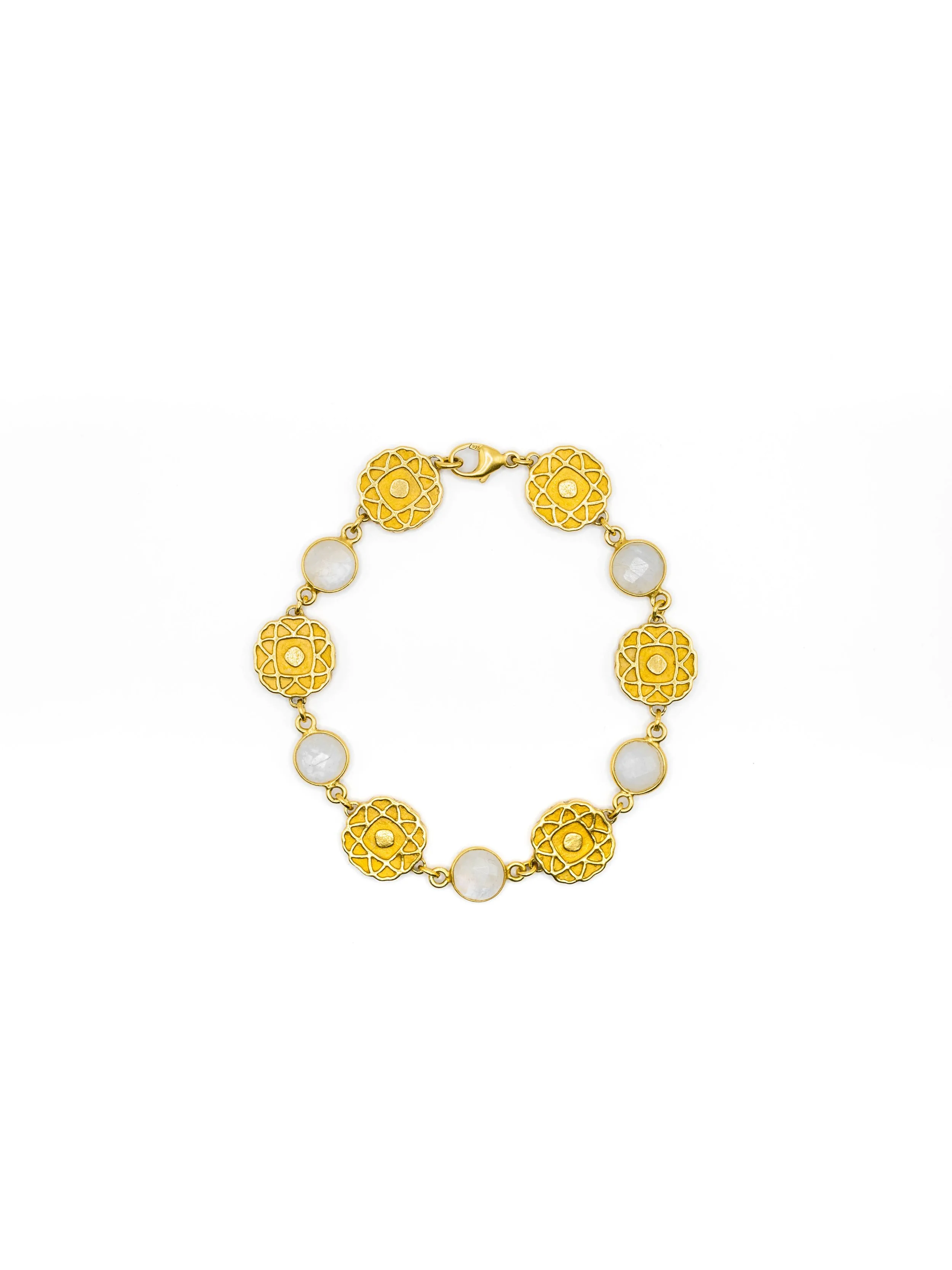 Bracelet Vermeil Pierre de Lune