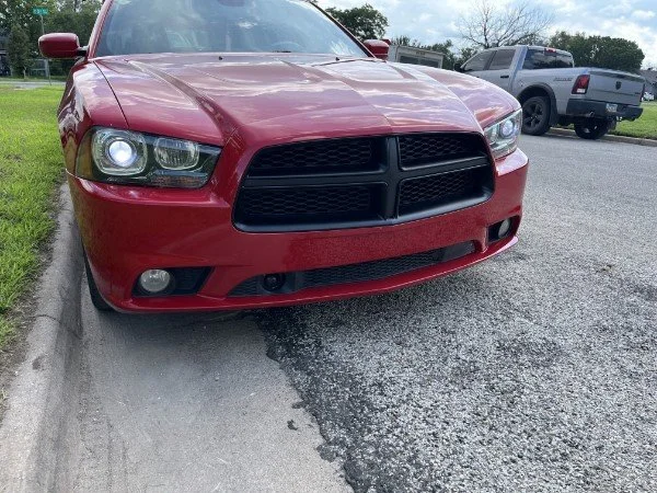 Red car repair - After