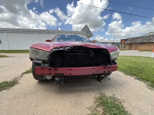 Red car repair - Before