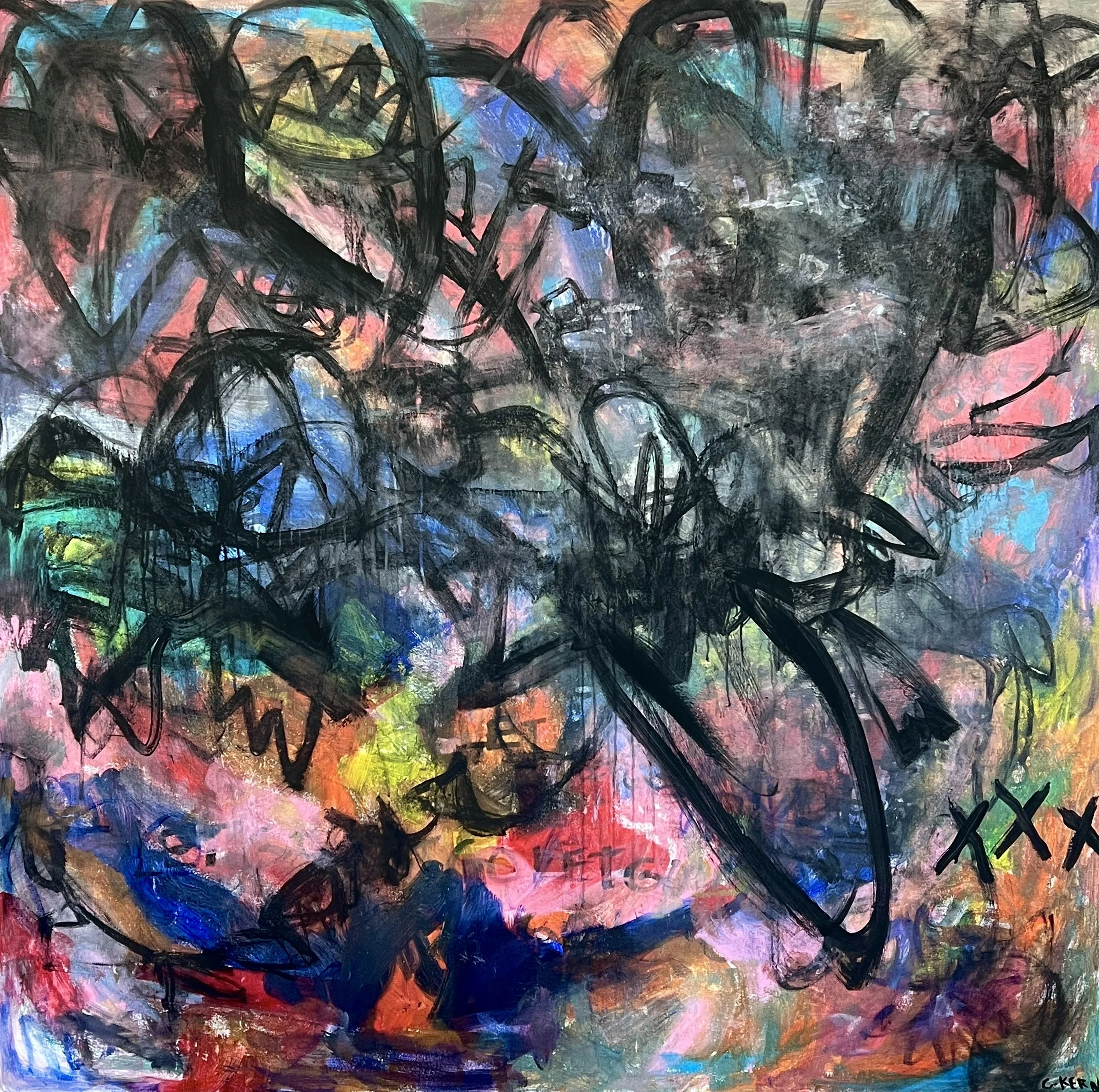Alley Art 70x70 SOLD