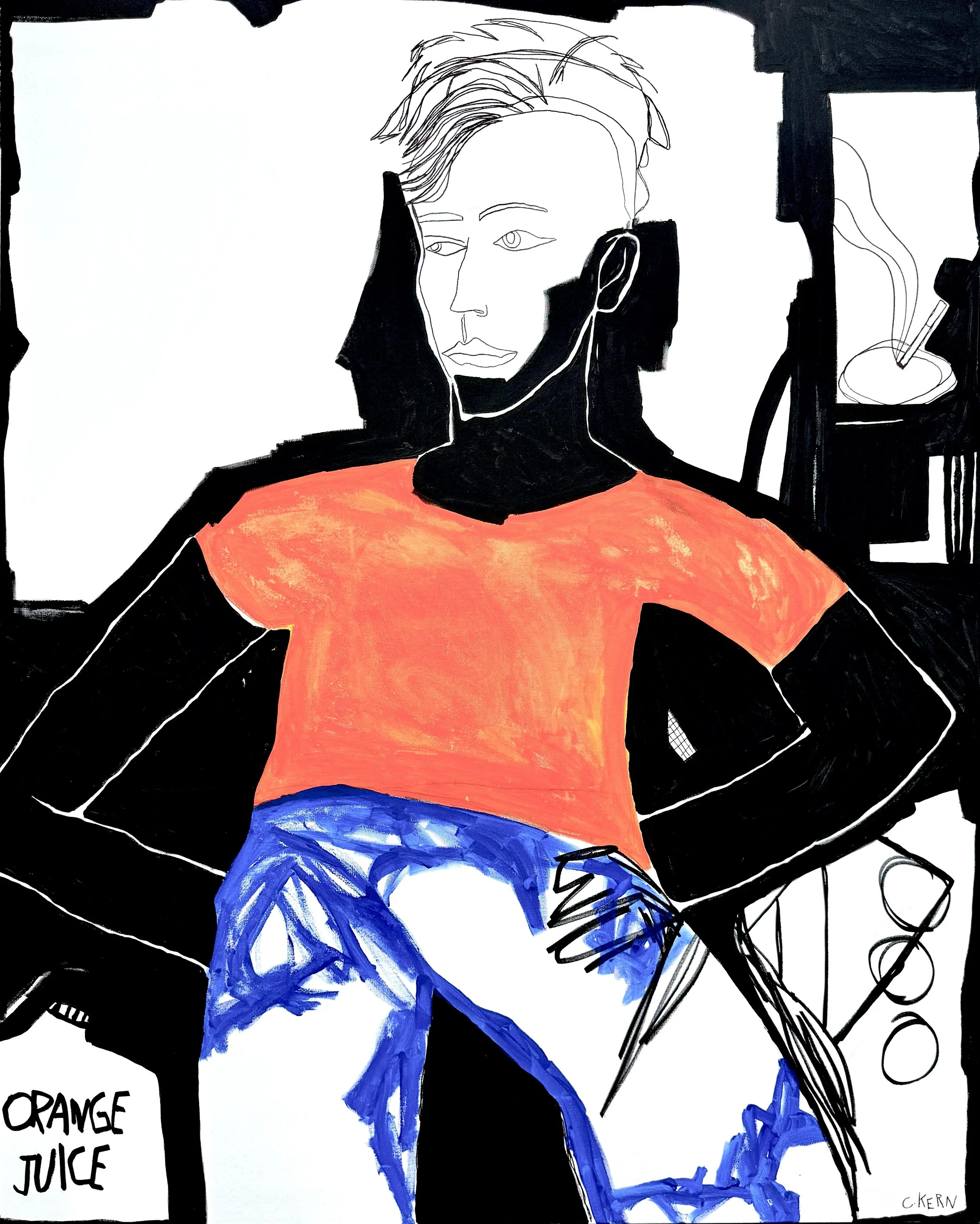 Orange Juice 48x60 Available 