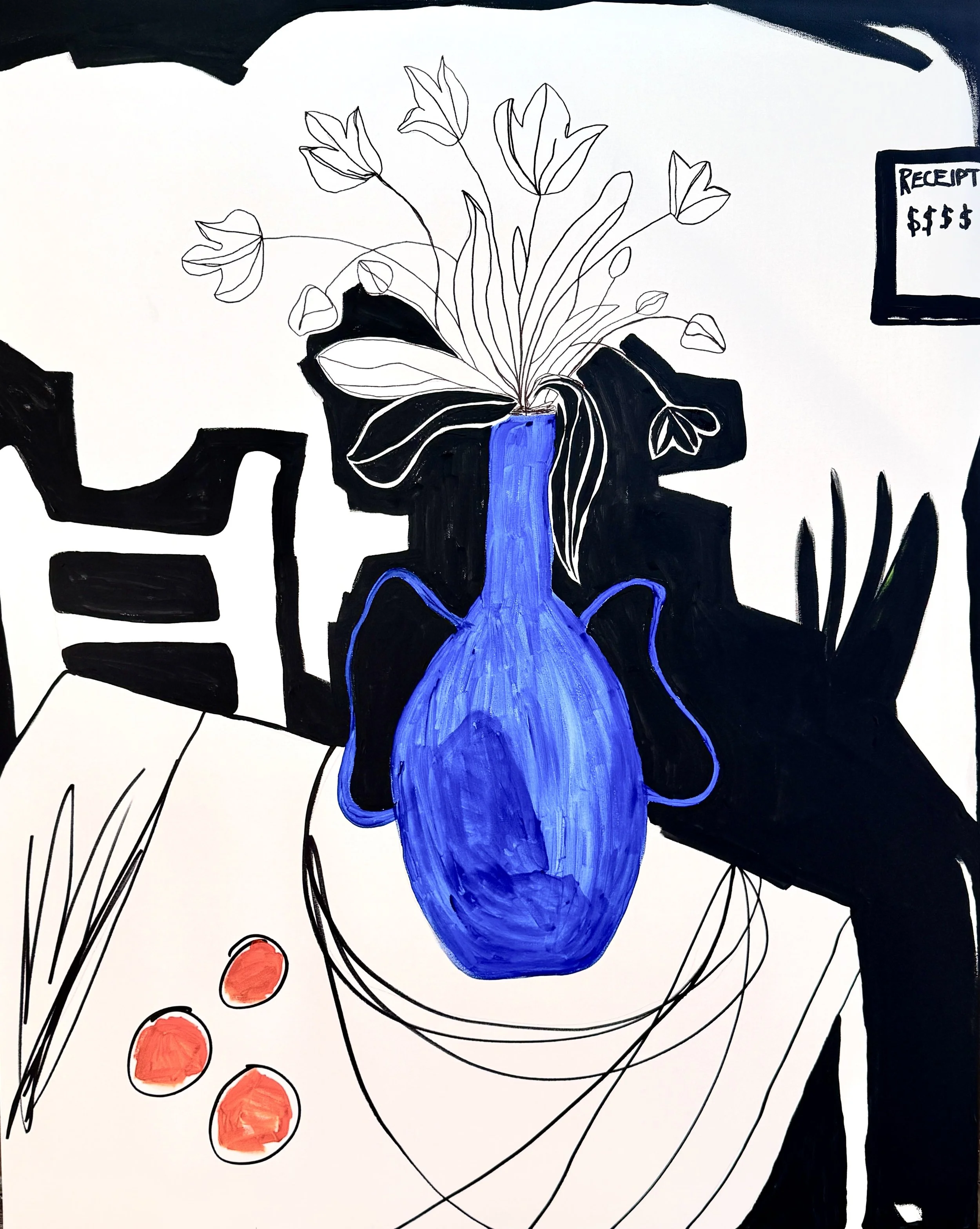 Blue Vase 48x60 Available