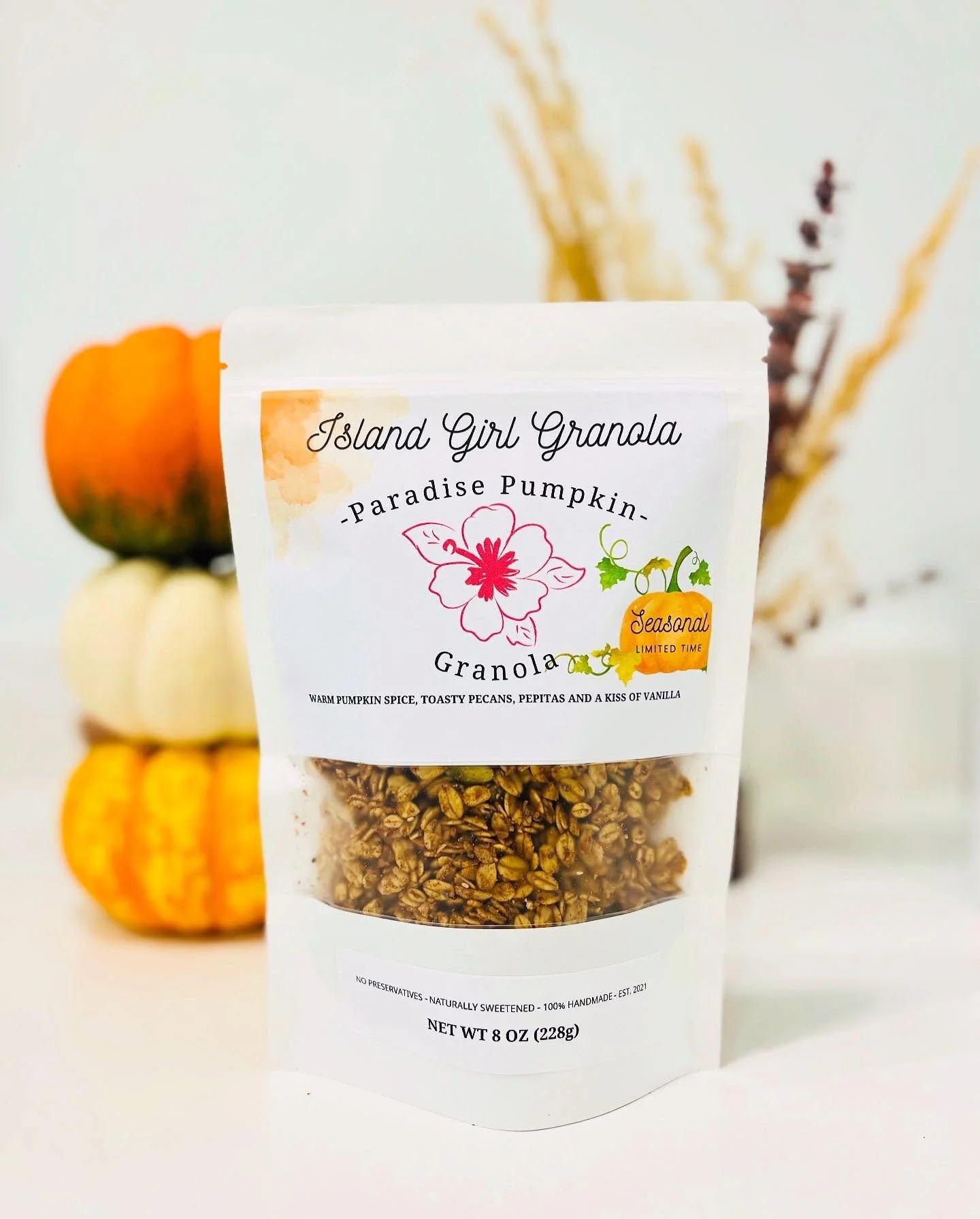 Drumroll&hellip;. your new fall obsession just dropped! 🤎🍁🎃 order some on our website - islandgirlgranola.com