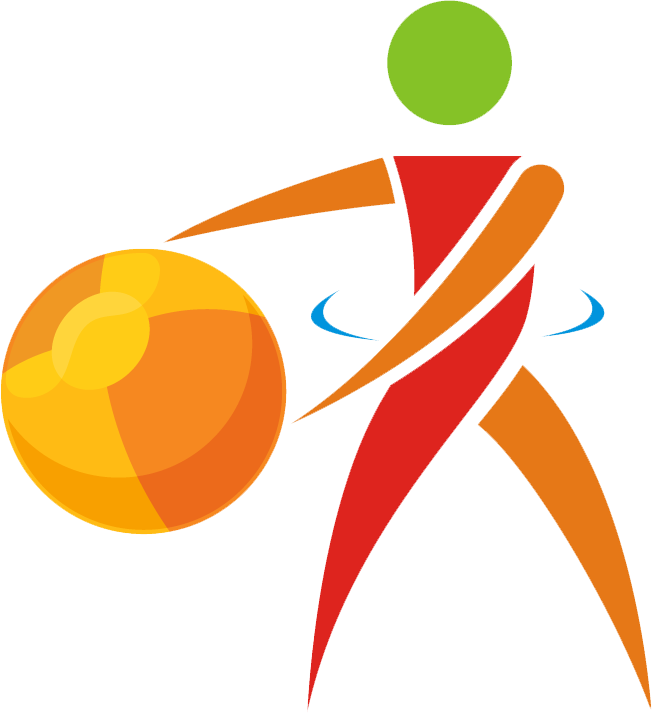 Spry Fitness Icon holding ball