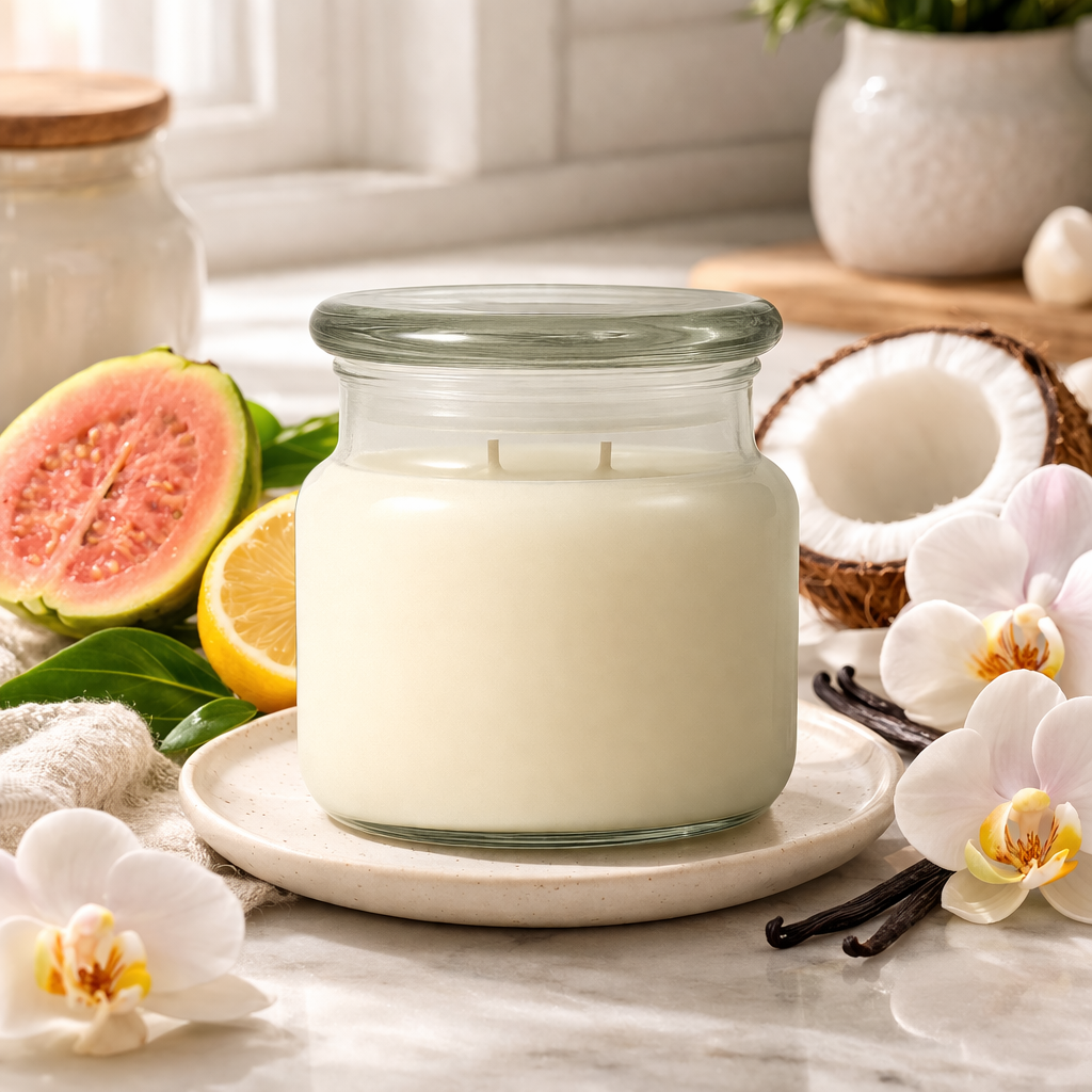 Orchid Isle - Soy + Coconut Wax Candle