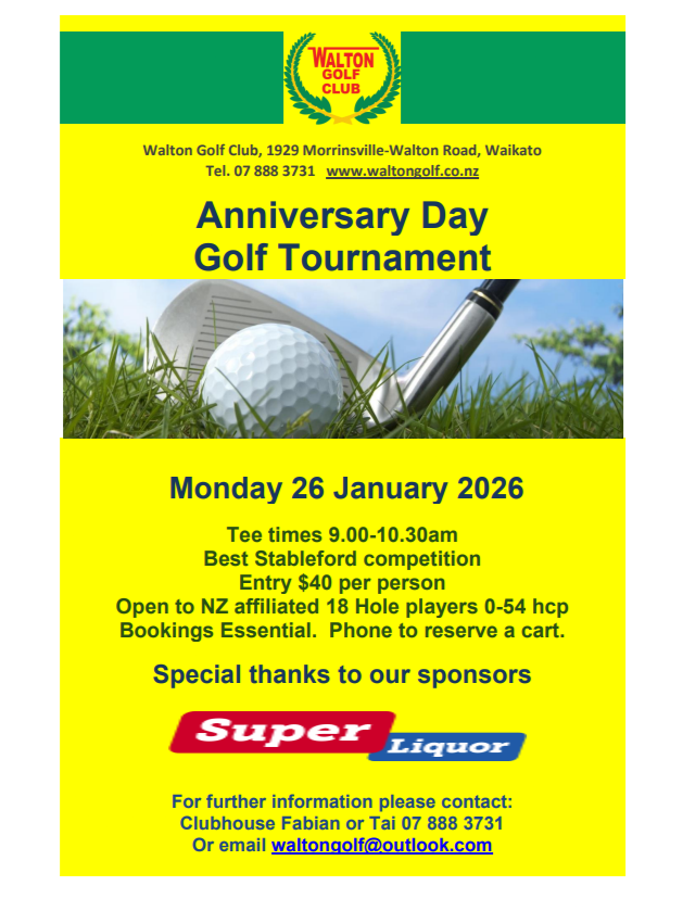 Anniversary Day Tournament