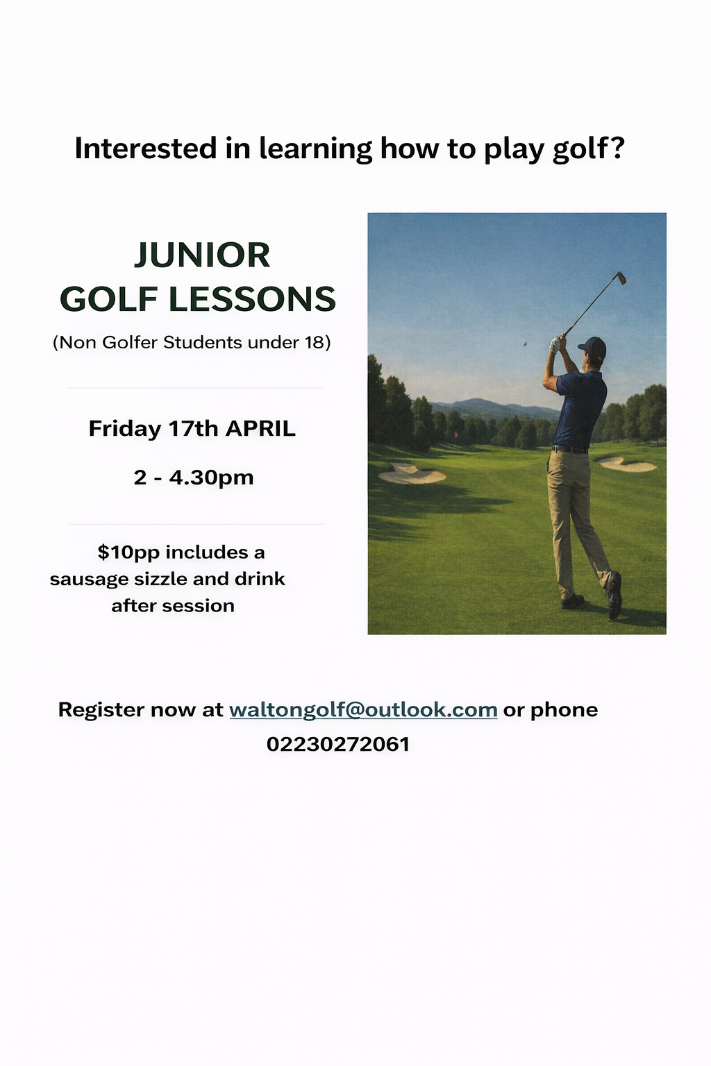 Junior Golf Fun Day