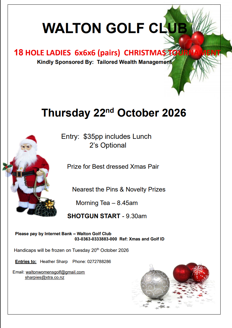 Ladies' Xmas Tournament