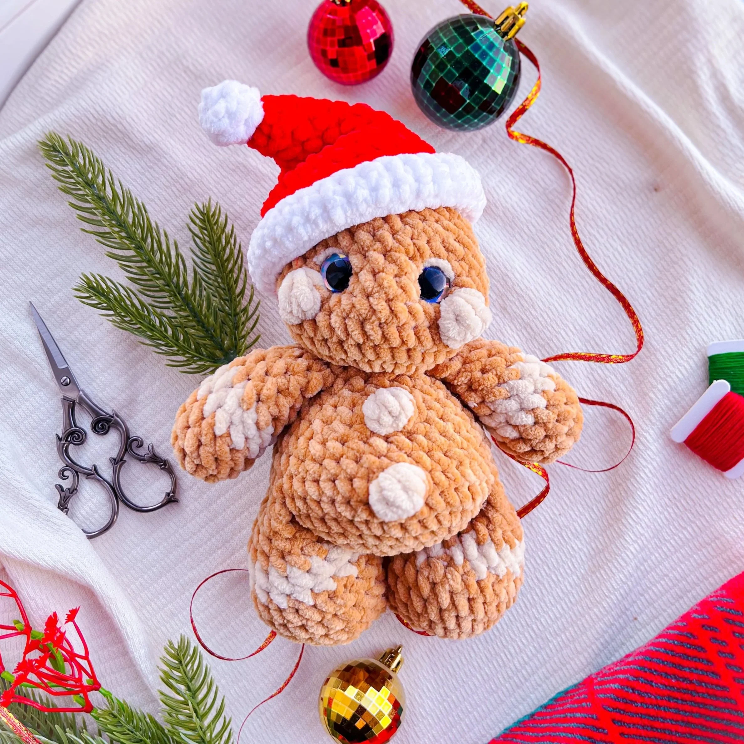 Gingerbread Puff Bear