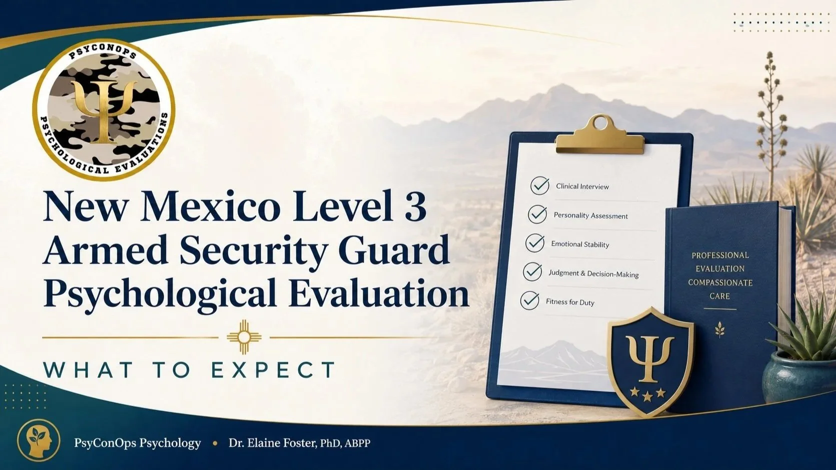 What to Expect During Your Level 3 Security Guard Psychological Evaluation
