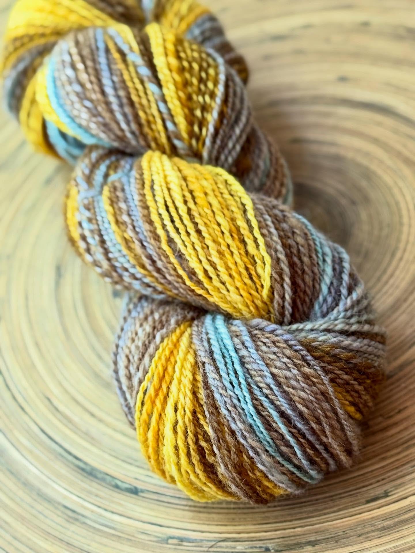 Tour de Fleece Cont&rsquo;d: Finished plying the Shetland from Into the Whirled. I think it&rsquo;ll be really pretty knitted up in color work. Hoping to get at least one more yarn spun before the end of the Tour. If I didn&rsquo;t have to get ready 