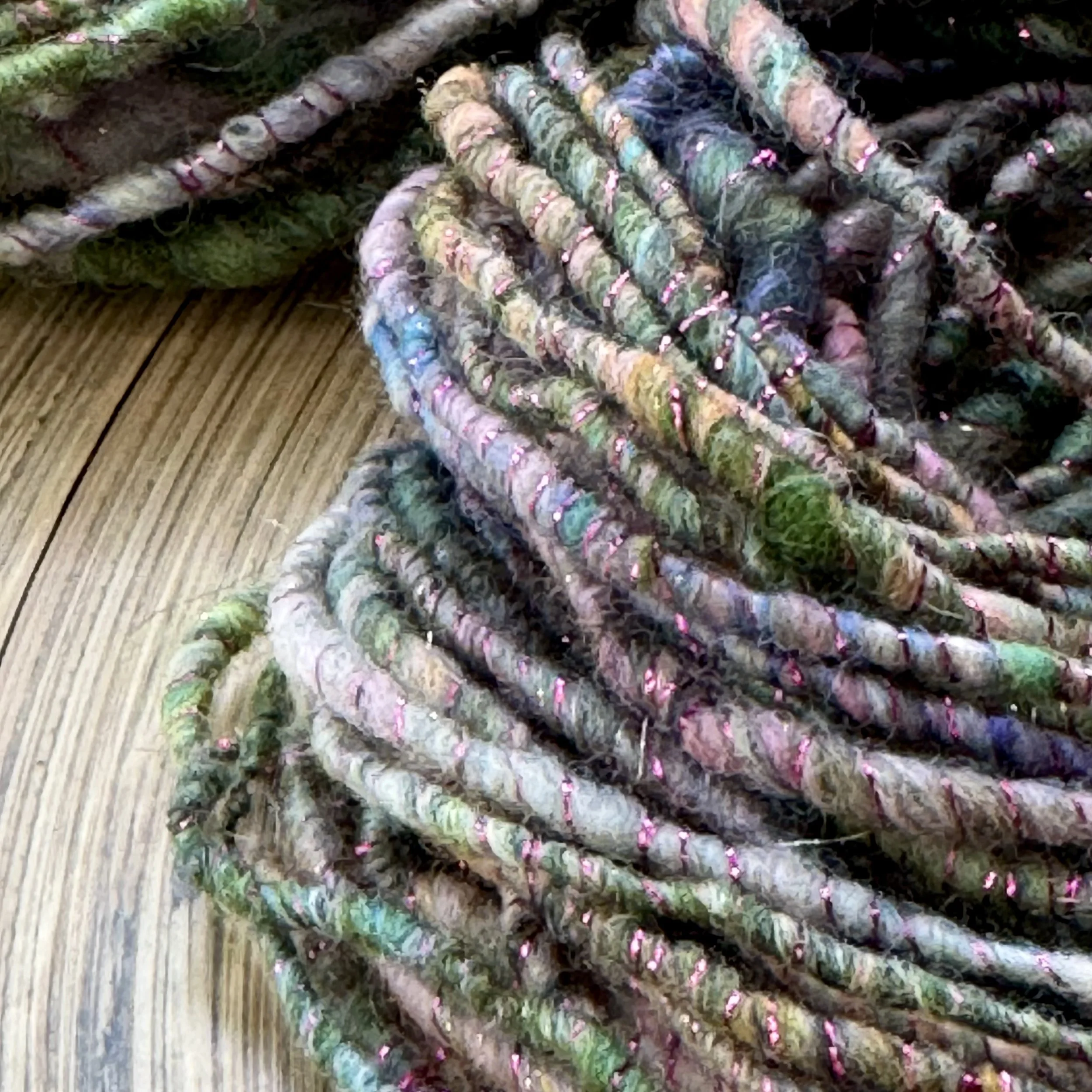 ‘Modest Marley’ Handspun Art Yarn