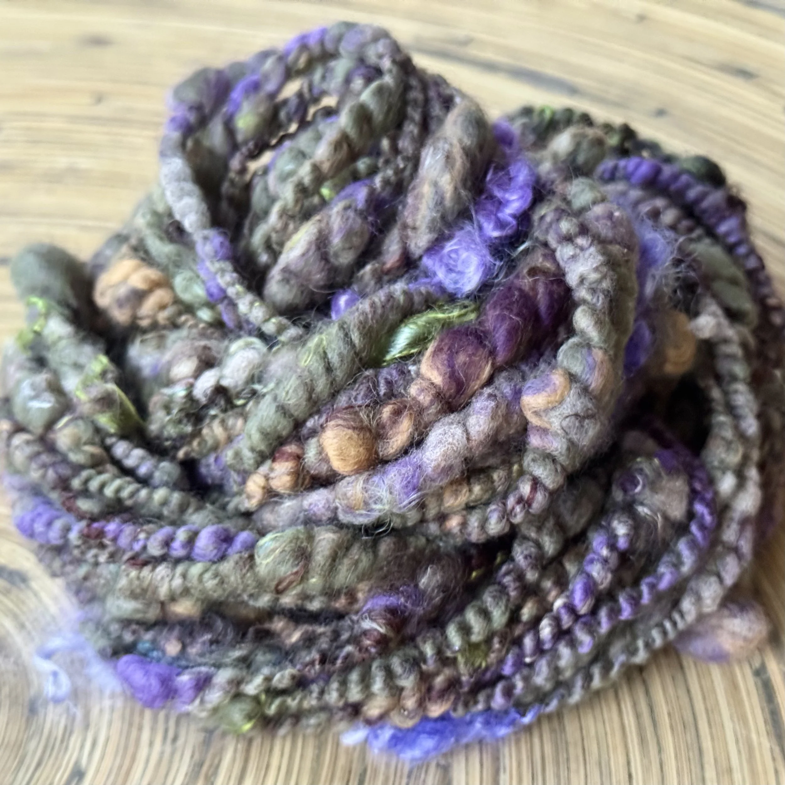 ‘Rugged Rowan’ Handspun Art Yarn