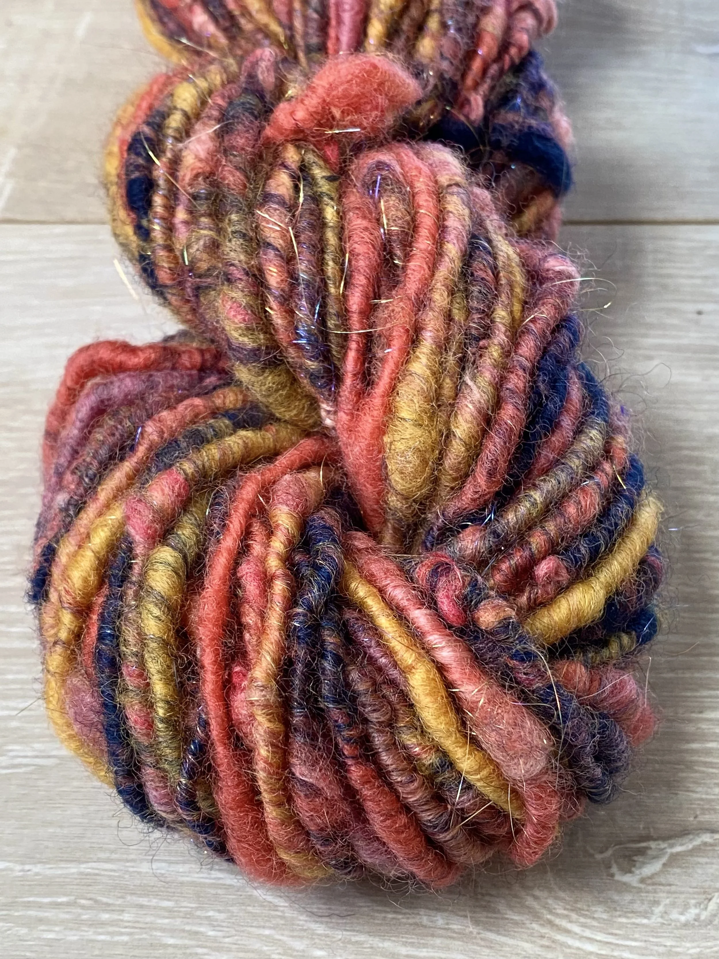 ‘Saccharine Sandy’ Handspun Art Yarn