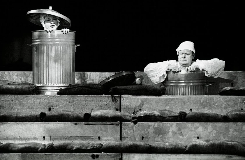 ‘IT WAS HARD TO BELIEVE THAT SUCH A MORBID PLACE HOUSED SEVERAL HUNDREDS OF LAUGHING, SMILING FACES, AND THAT THE SHOW BROUGHT A TOUCH OF COMFORT TO MANY OTHERS’ WAYNE ROWAN, LEFT