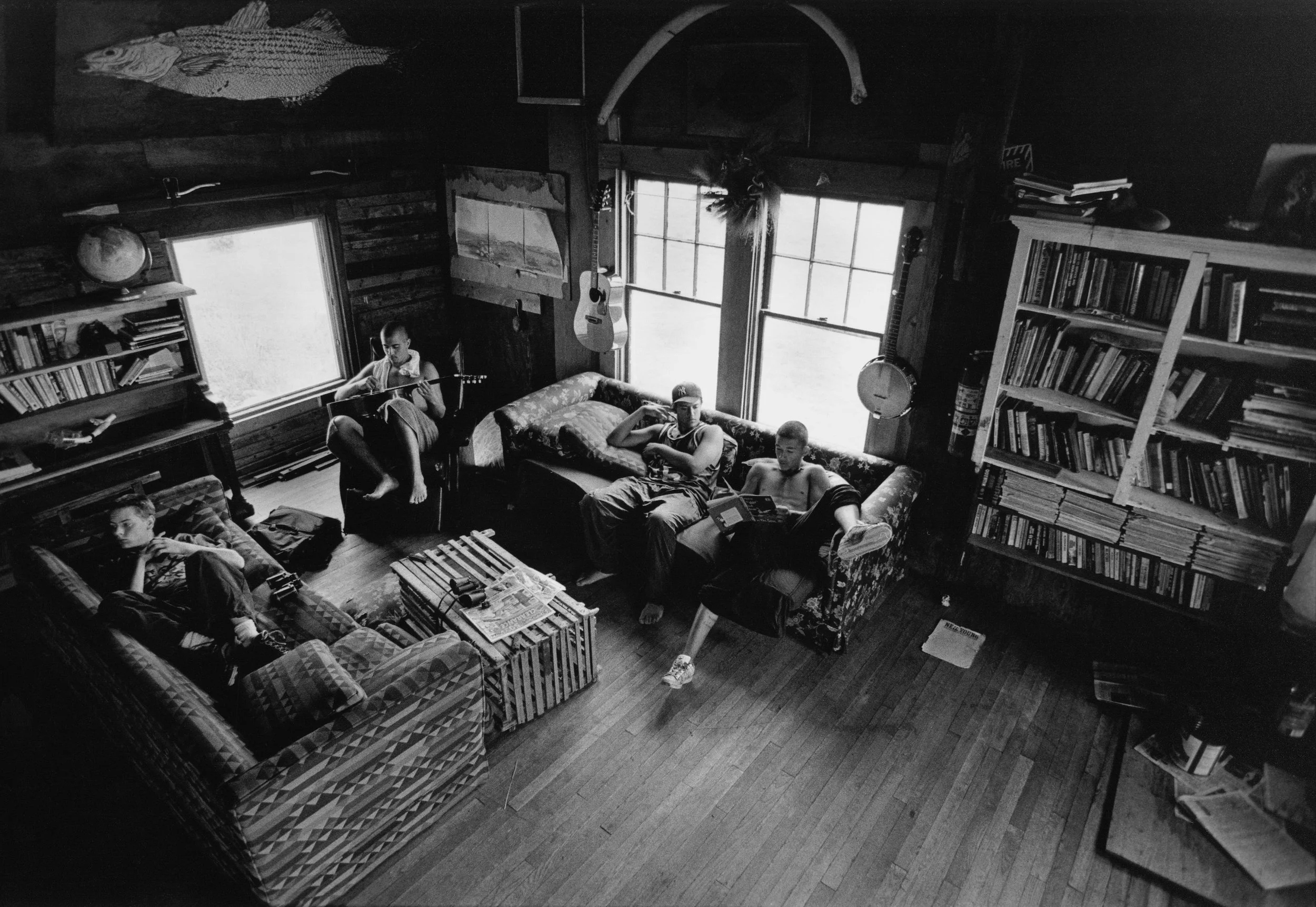   TIME OFF IN THE LIVING ROOM. &nbsp; WITH NO TV, OR MOBILE PHONES, A BOOK OF SORTS GETS GLANCED AT.&nbsp;CHILDREN WHO COULD BARELY READ COULD BEGIN TO THINK DIFFERENTLY  THE SCHOOL WAS CONSTRUCTED FROM DRIFTWOOD WASHED UP ON THE BEACHES—PERHAPS EVEN