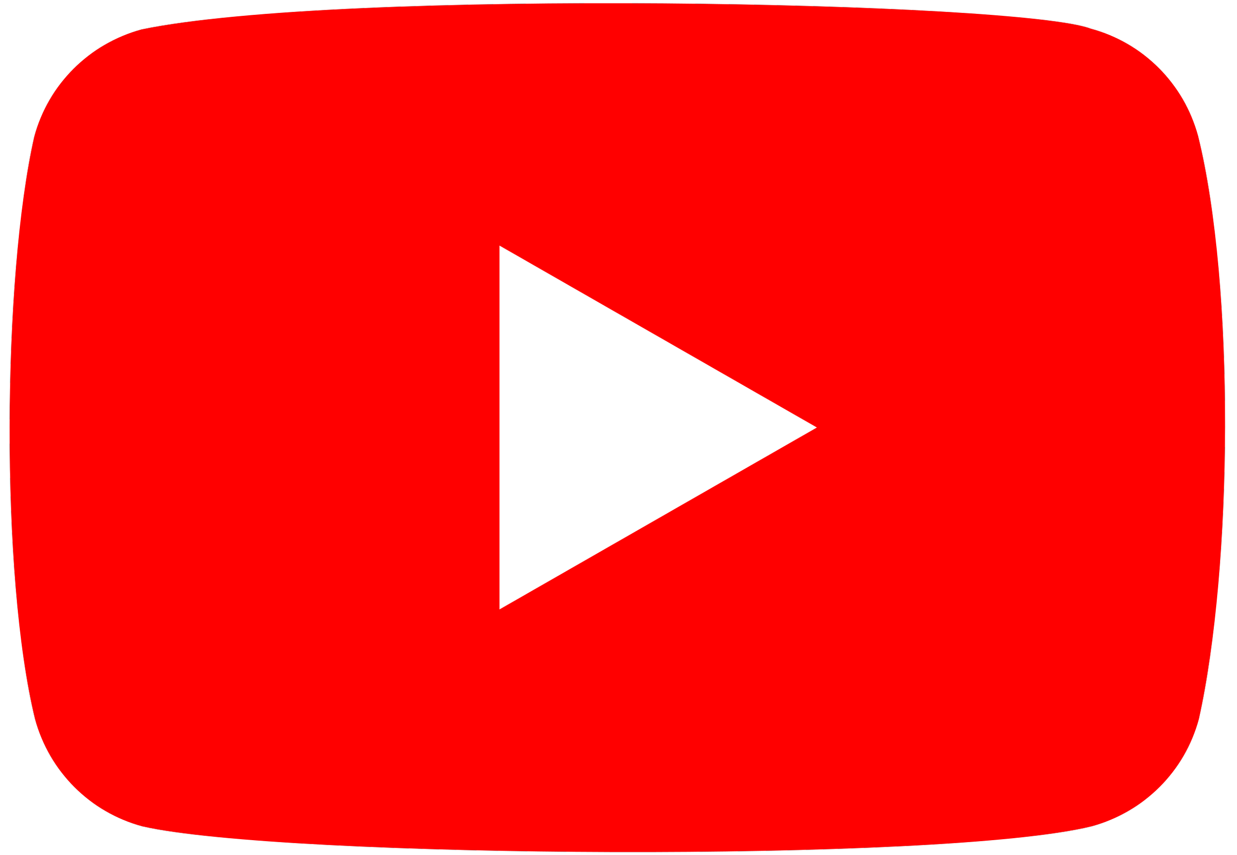 YouTube play button logo with a red rounded square background and a white triangle in the center