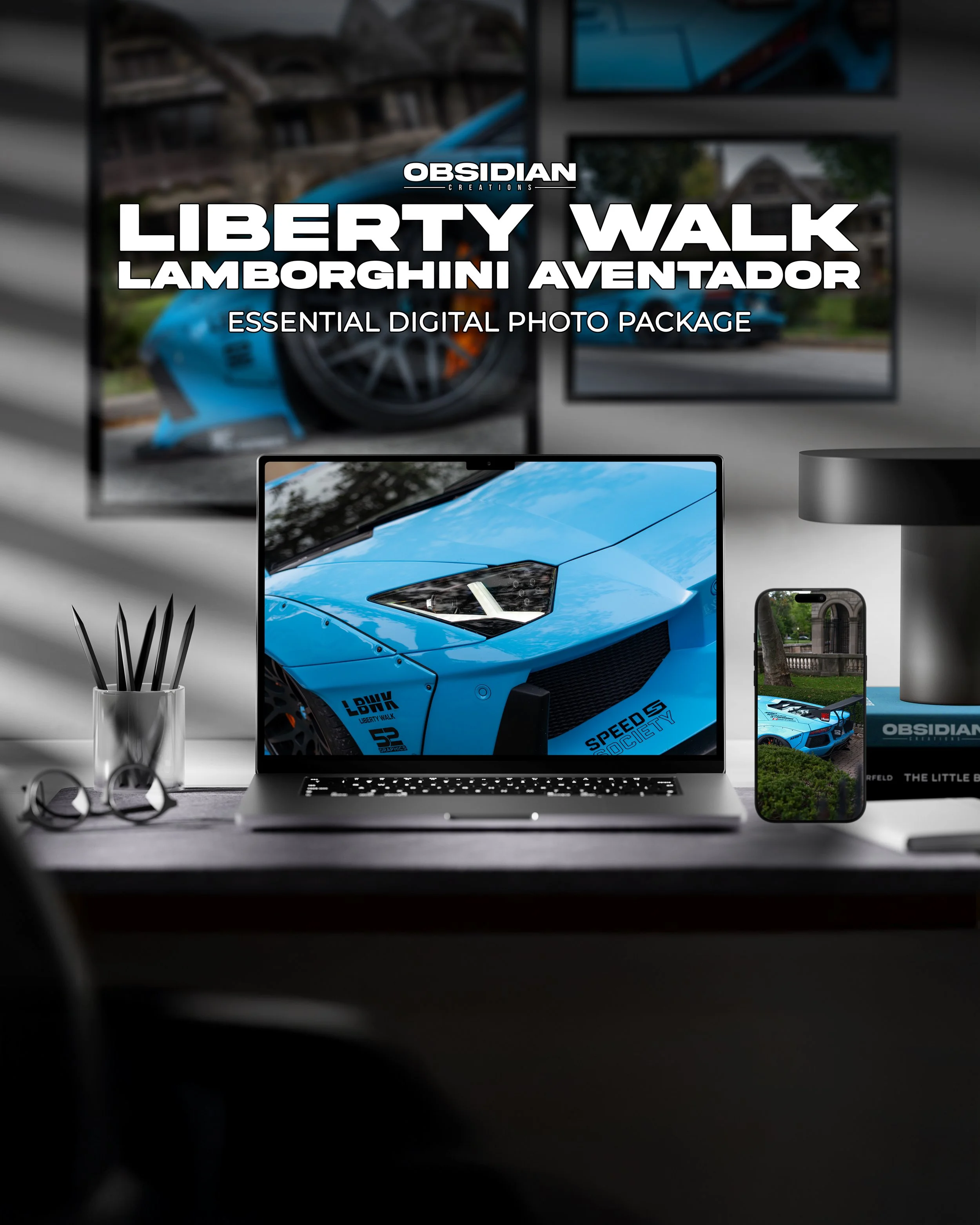 Liberty Walk Lamborghini Aventador Essential Photo Package