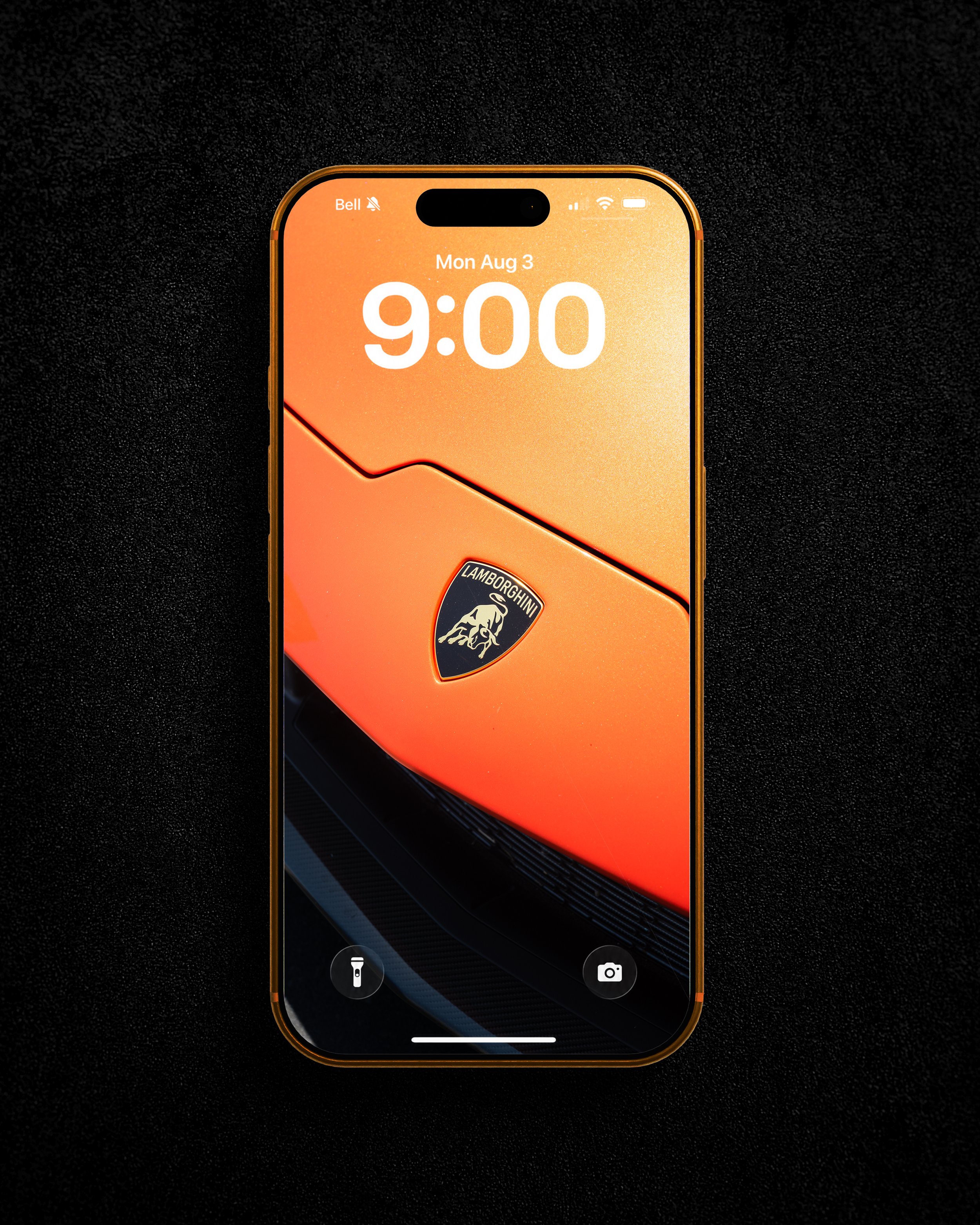 Vibrant Metallic Summer Supercar Badge Wallpaper & Print