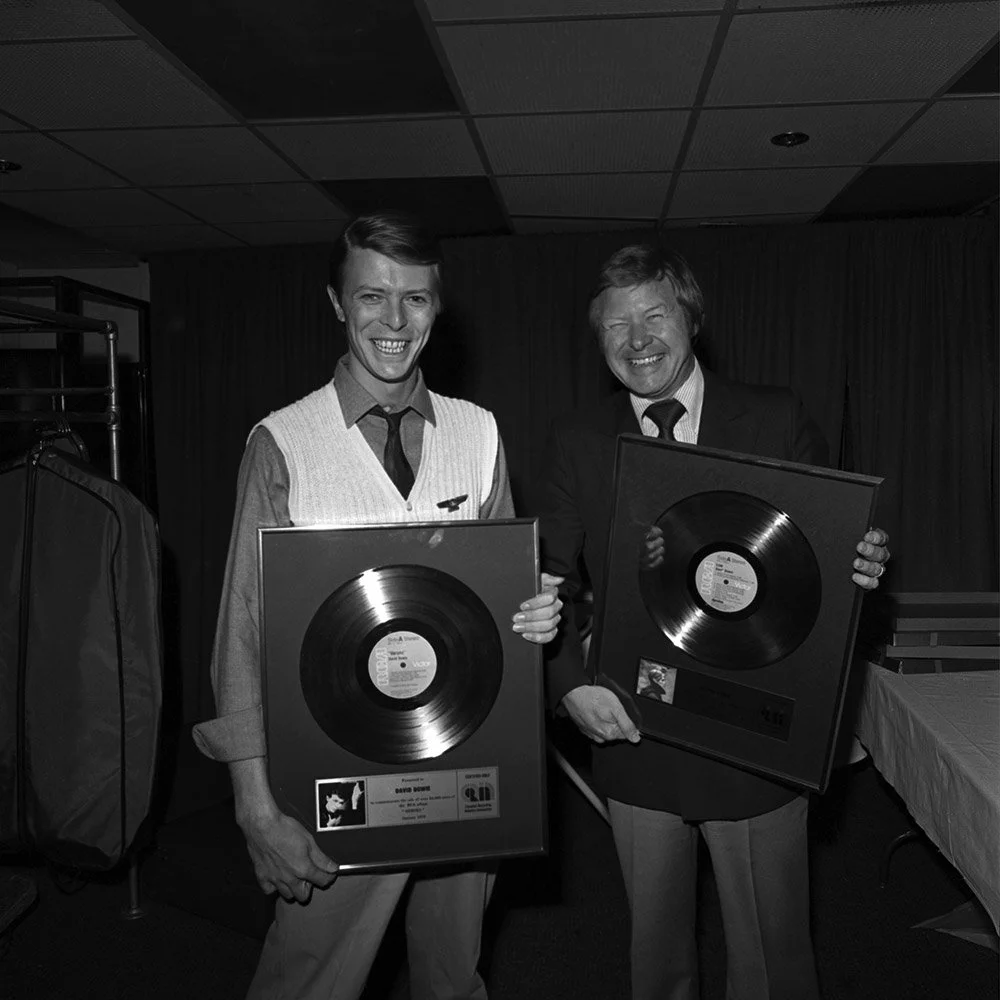 David Bowie — Gold Discs Backstage