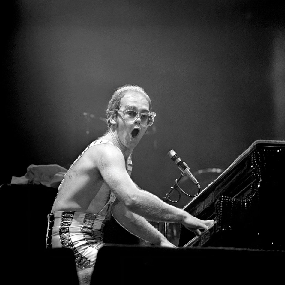 Elton John Caribou Tour 1974 Official Fine Art Print | John Rowlands ...