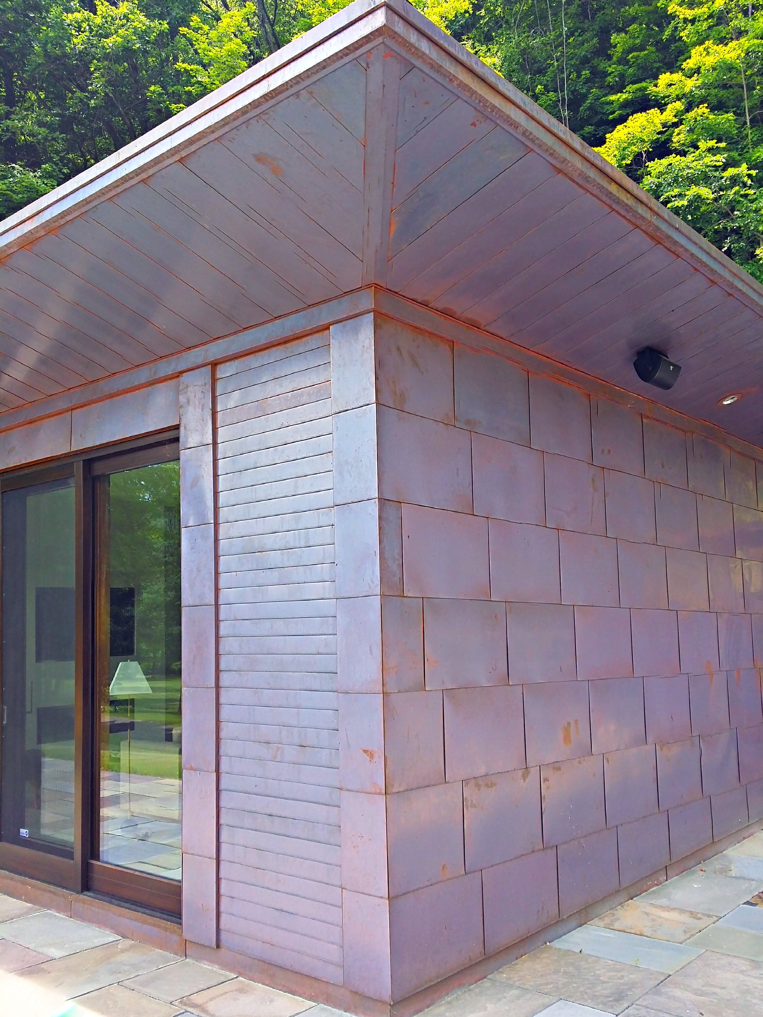 Metal wall cladding by custom copper co, newport, rhode island