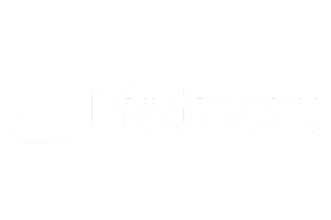 Piedmont logo in white on a blue background.