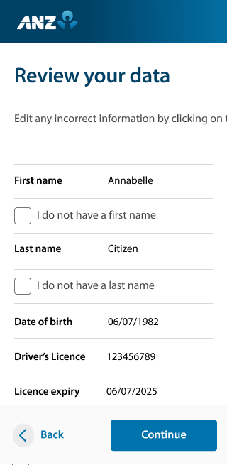 Review the data
