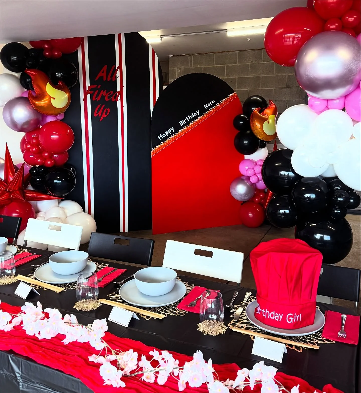 At home Hibachi chef followed by a tee pee sleepover with your besties sounds like the perfect 12th birthday! ❤️🥡🥢 We were so excited to be included in this special celebration! 

Inquire today about your next party! We&rsquo;d love to bring your v