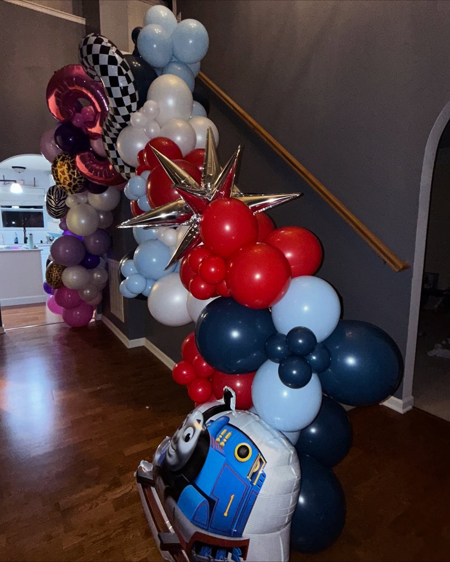 A joint party was a blast to put together! We hope these Thomas The Train and Purple Hippo lovers have the best day celebrating! 💜💙🐆🦓🦒🚂🛤️💙💜

Inquire today for your next celebration!

#youngwildandthree #thomasthetrain #3rdbirthday #2ndbirthd