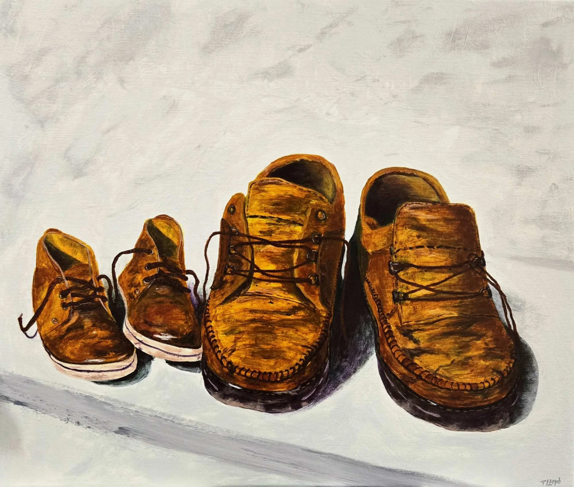 Step In My Shoes | 20x24 | SOLD