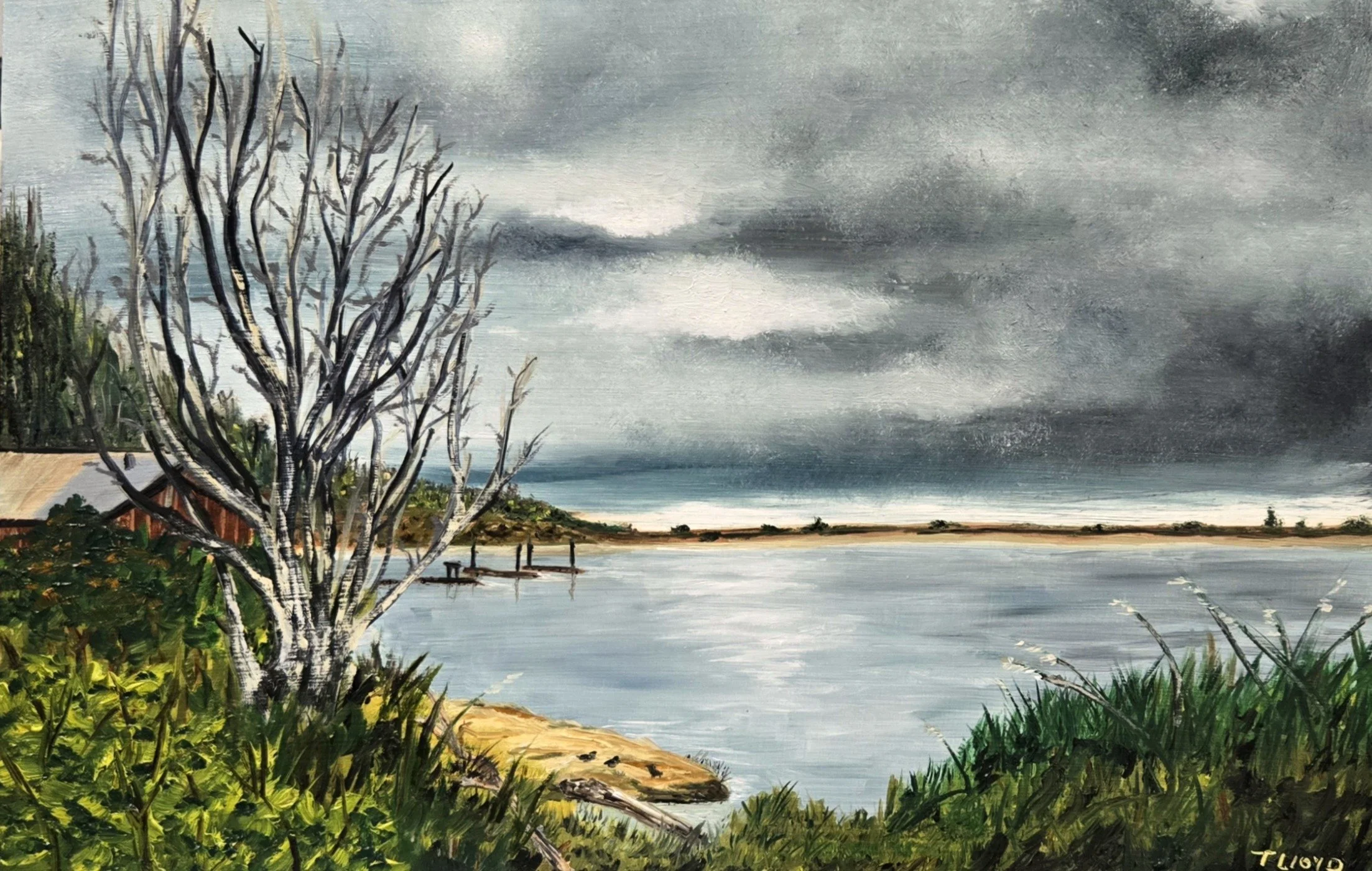 Blue Heron House | 8x12 | Oil | Plein Air