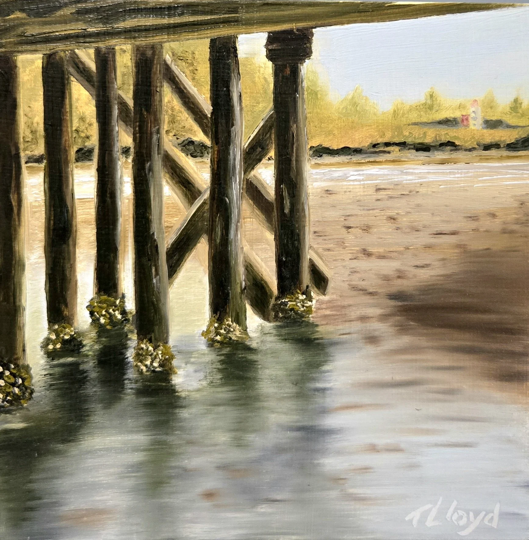Under the Bridge | 6x6 | Oil