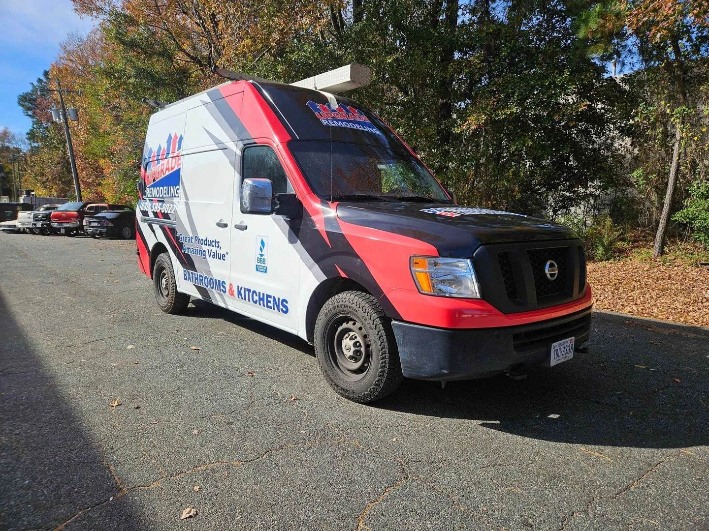From plain to powerful 💥 Another full van wrap out the door for Upgrade Remodeling. Fleet branding is one of the best investments a business can make!

✅ Fast turnaround
✅ Professional finish
✅ Big impact.

Schedule with us! 📞 Dial 757-967-0615 📩 