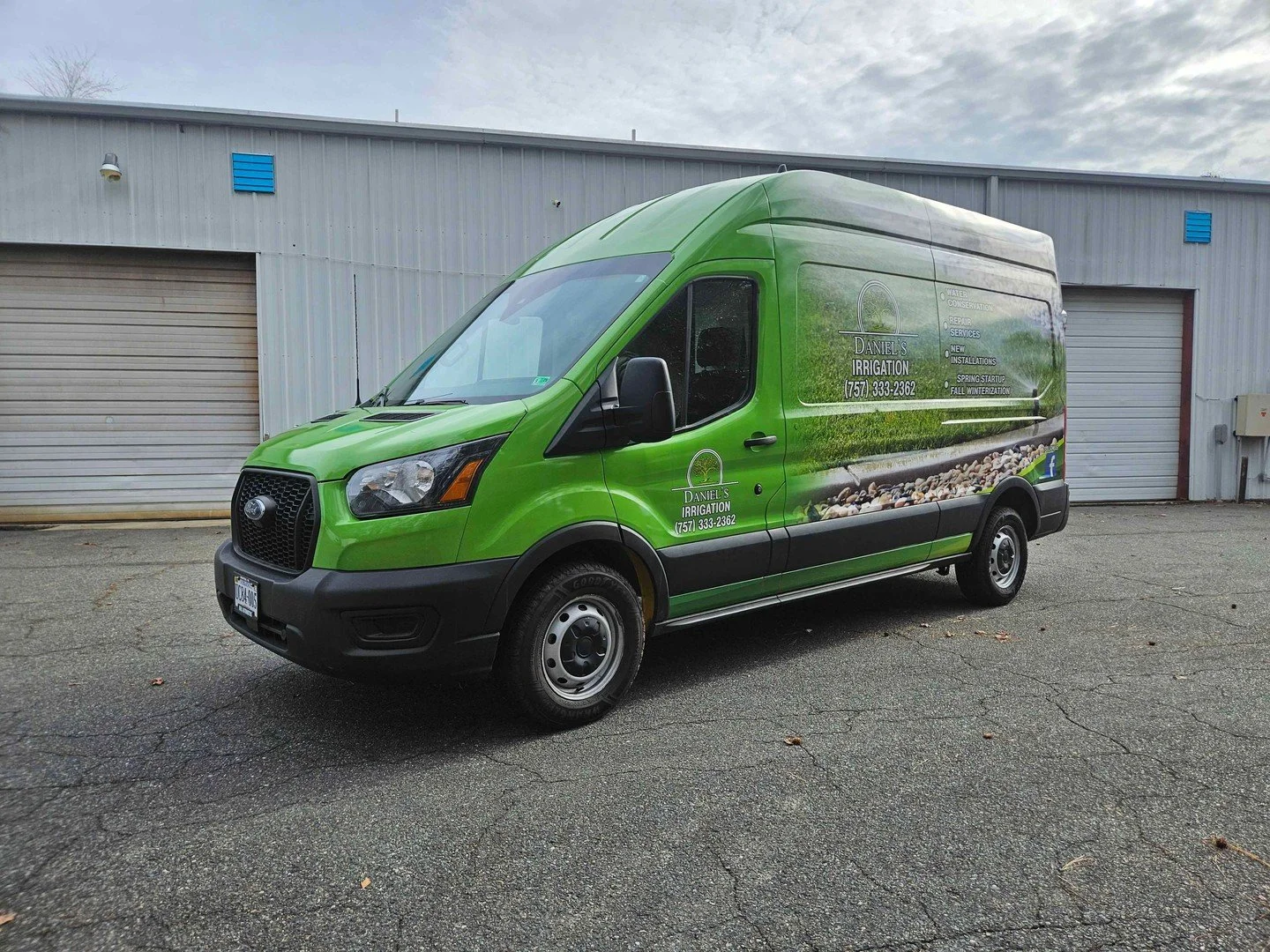 Rolling billboards that work as hard as you do! 🚐 We just wrapped this full van for Daniel&rsquo;s Irrigation clean, bold, and ready to turn heads all over Hampton Roads. Let&rsquo;s get your fleet noticed!

📞 757-967-0615
📩 Contact@tgdwraps.com
W