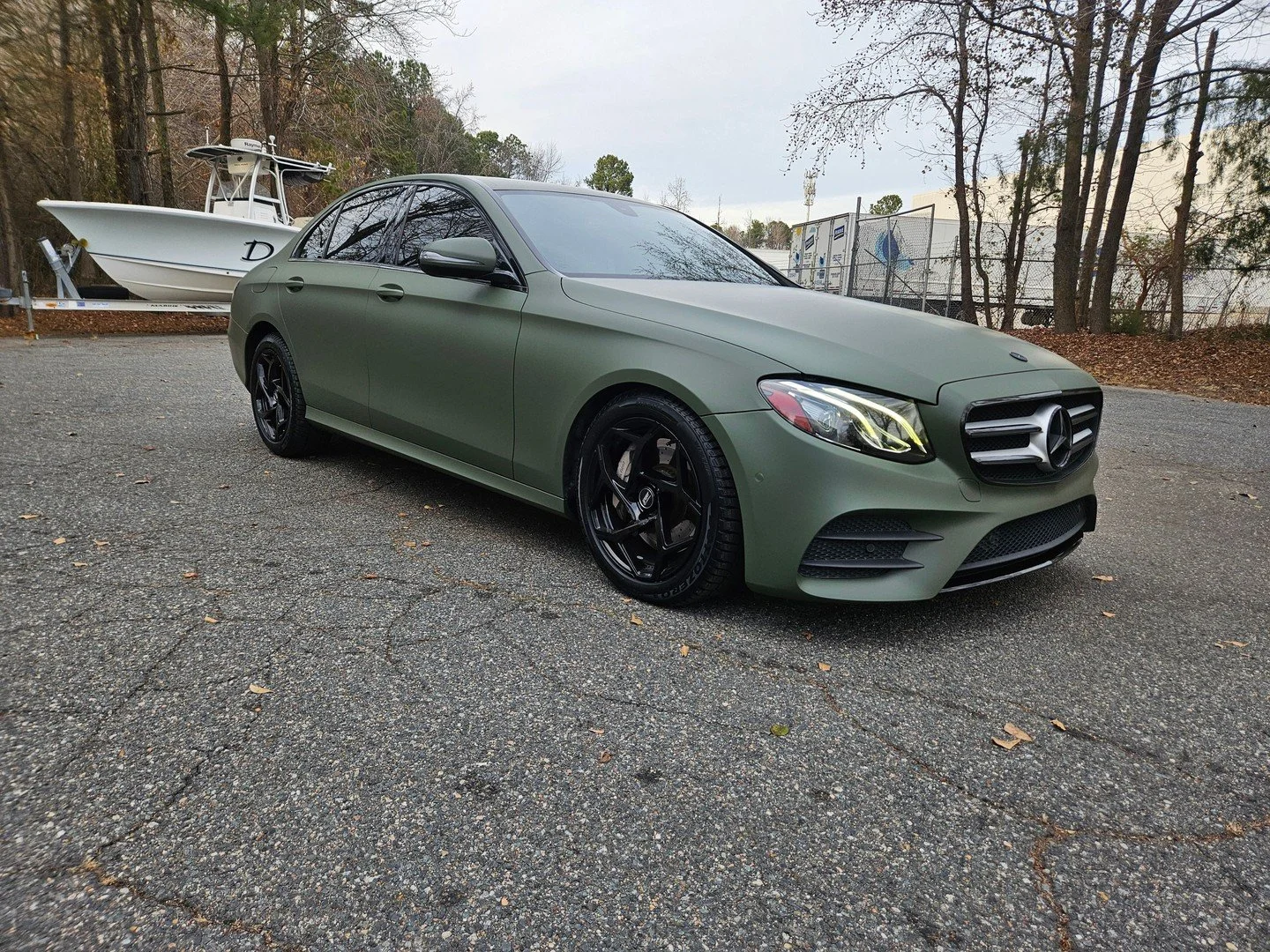 A full color change that completely transforms the presence of this Mercedes.
Clean lines, flawless finish, and a satin look that turns heads from every angle.

Luxury wraps require precision &mdash; and that&rsquo;s exactly what we deliver.

📞 757-