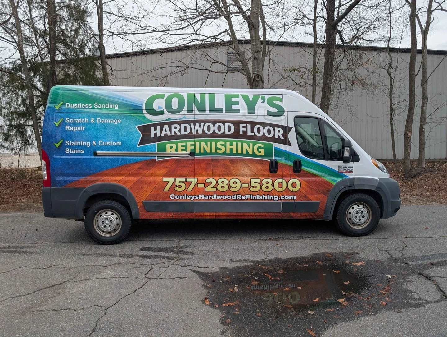Your van shouldn&rsquo;t be invisible.

This custom wrap transforms a standard work vehicle into a professional, eye-catching advertisement that builds trust before the door even opens. Bold branding, clear services, and high-impact visuals make sure