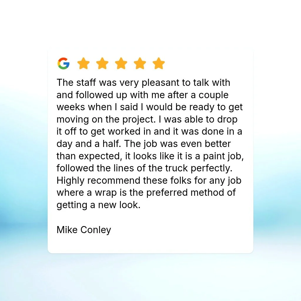 The staff was very pleasant to talk with and followed up with me after a couple weeks when I said I would be ready to get moving on the project. I was able to drop it off to get worked in and it was done in a day and a half. The job was even better t
