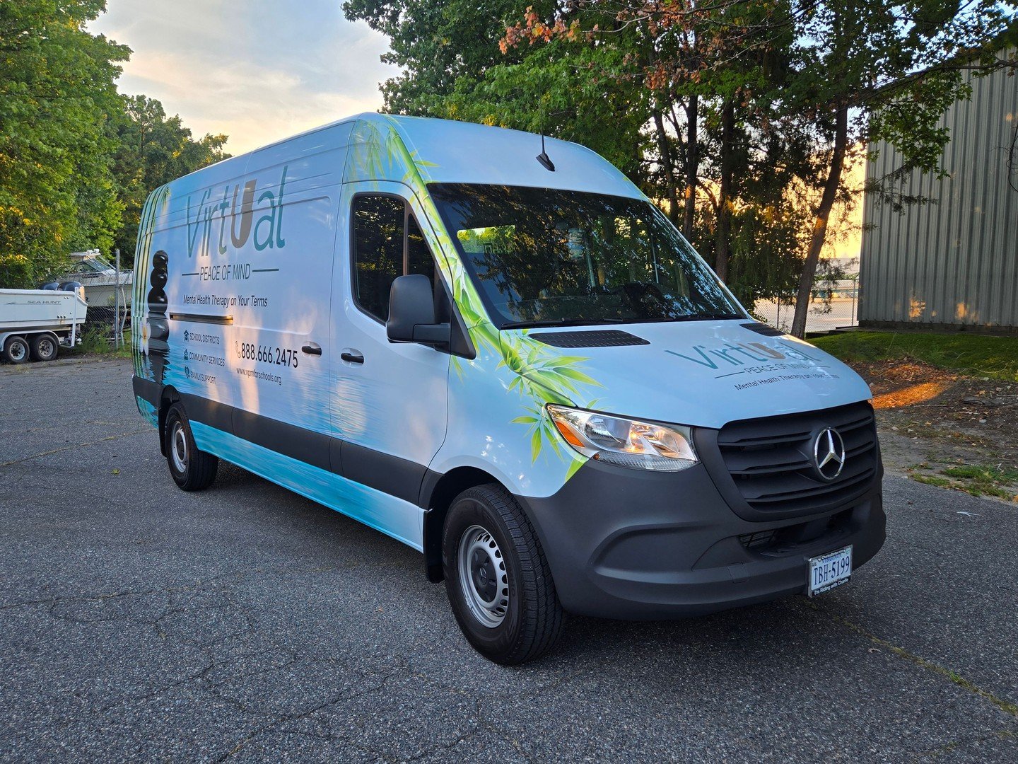 From work van ➡️ rolling billboard. 🚐🔥

We recently wrapped this printer van for Virtual peace of mind, giving them a clean, professional look that gets their brand noticed everywhere the van goes.

For service businesses, your vehicles are already