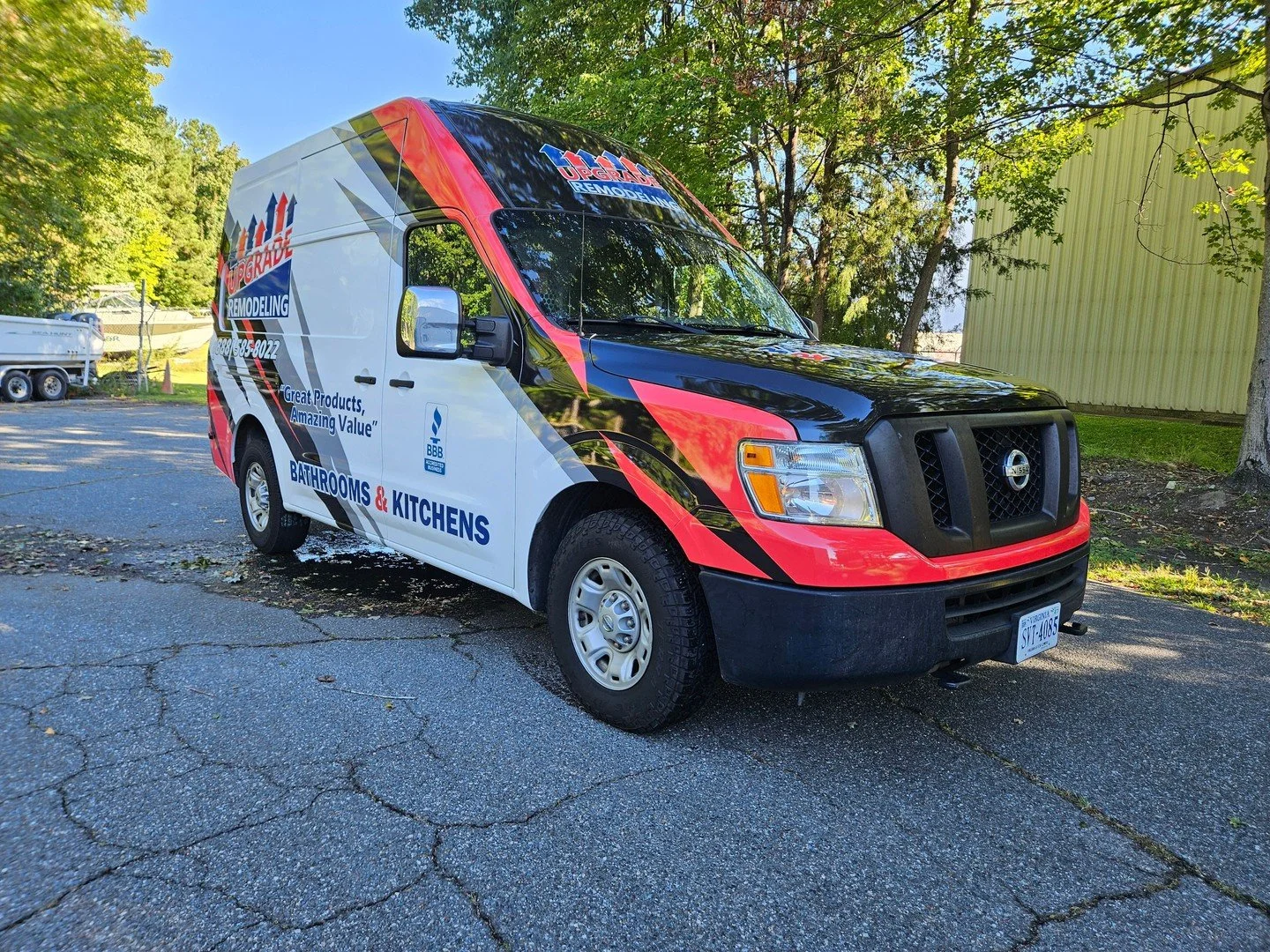 Turning mobile work vans into 24/7 billboards! 🚐💨

A clean, eye-catching partial wrap is one of the best investments a contractor or home service business can make. Every time you drive to a job site or park in a neighborhood, your truck is working