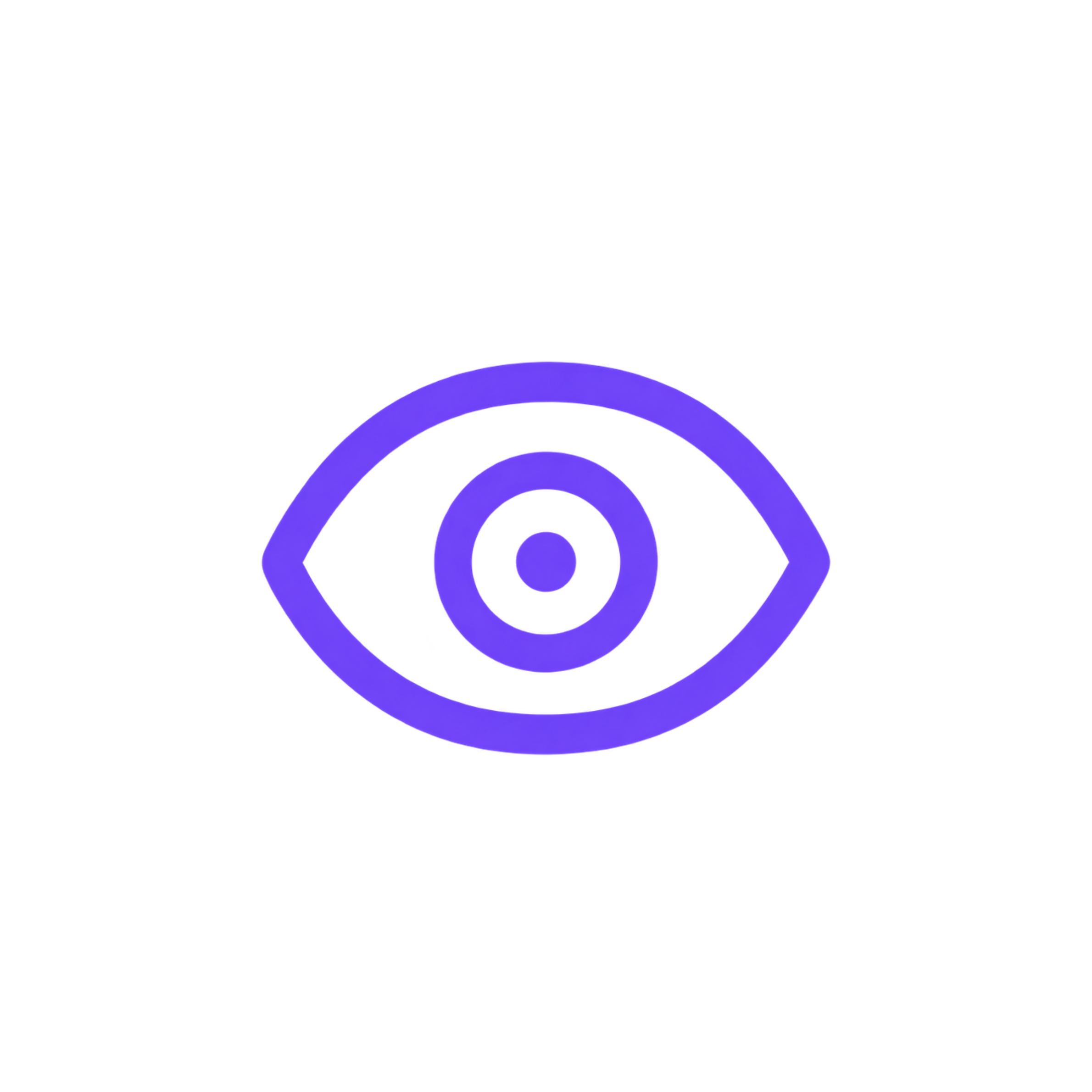 A series of concentric rings in shades of blue on a white background.
