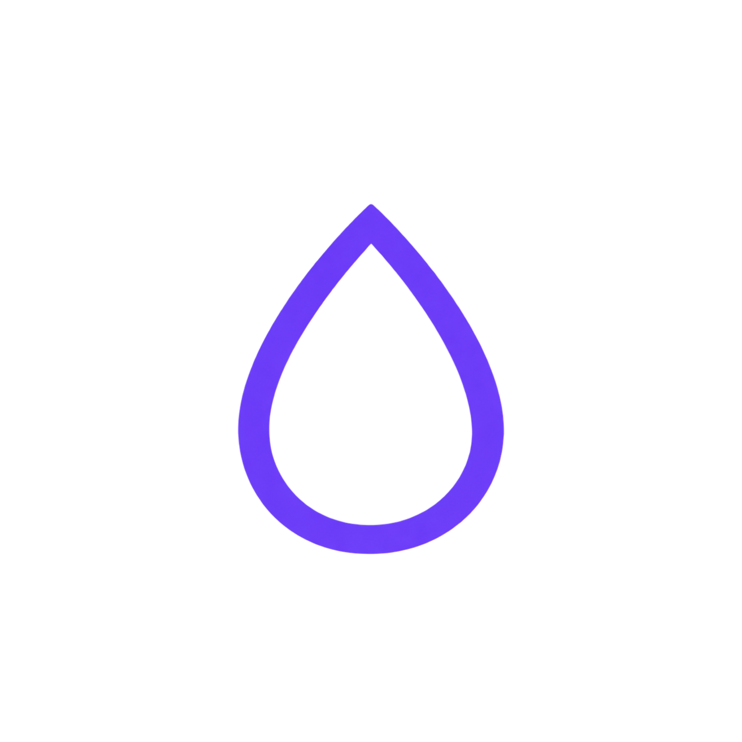 A minimalist digital illustration of a blue arrow pointing upward on a white background.